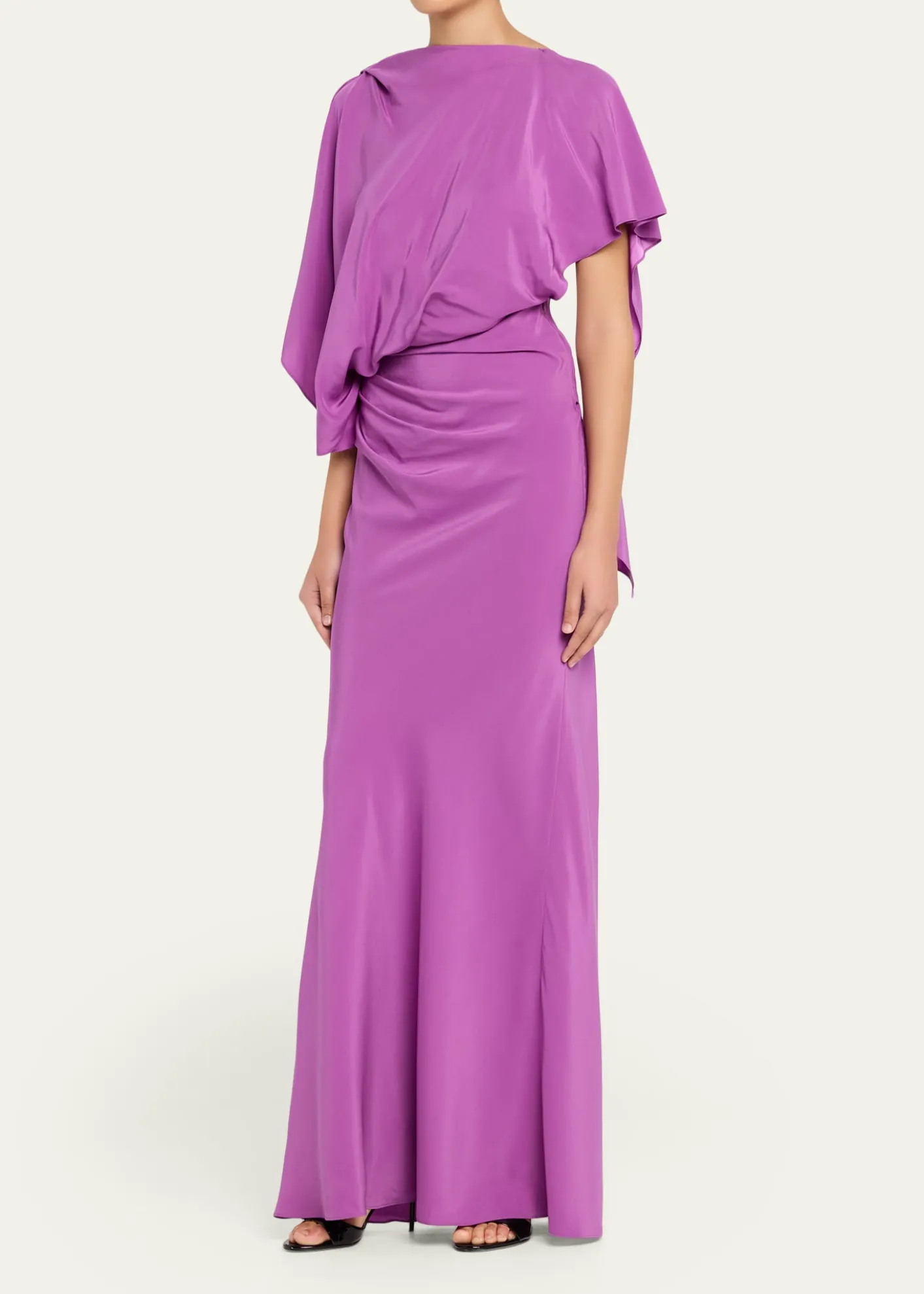 Christopher EsberBackless Draped Satin Dress