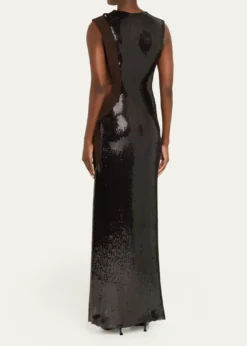 Christopher EsberOpaline Sequin Cut-Out Dress
