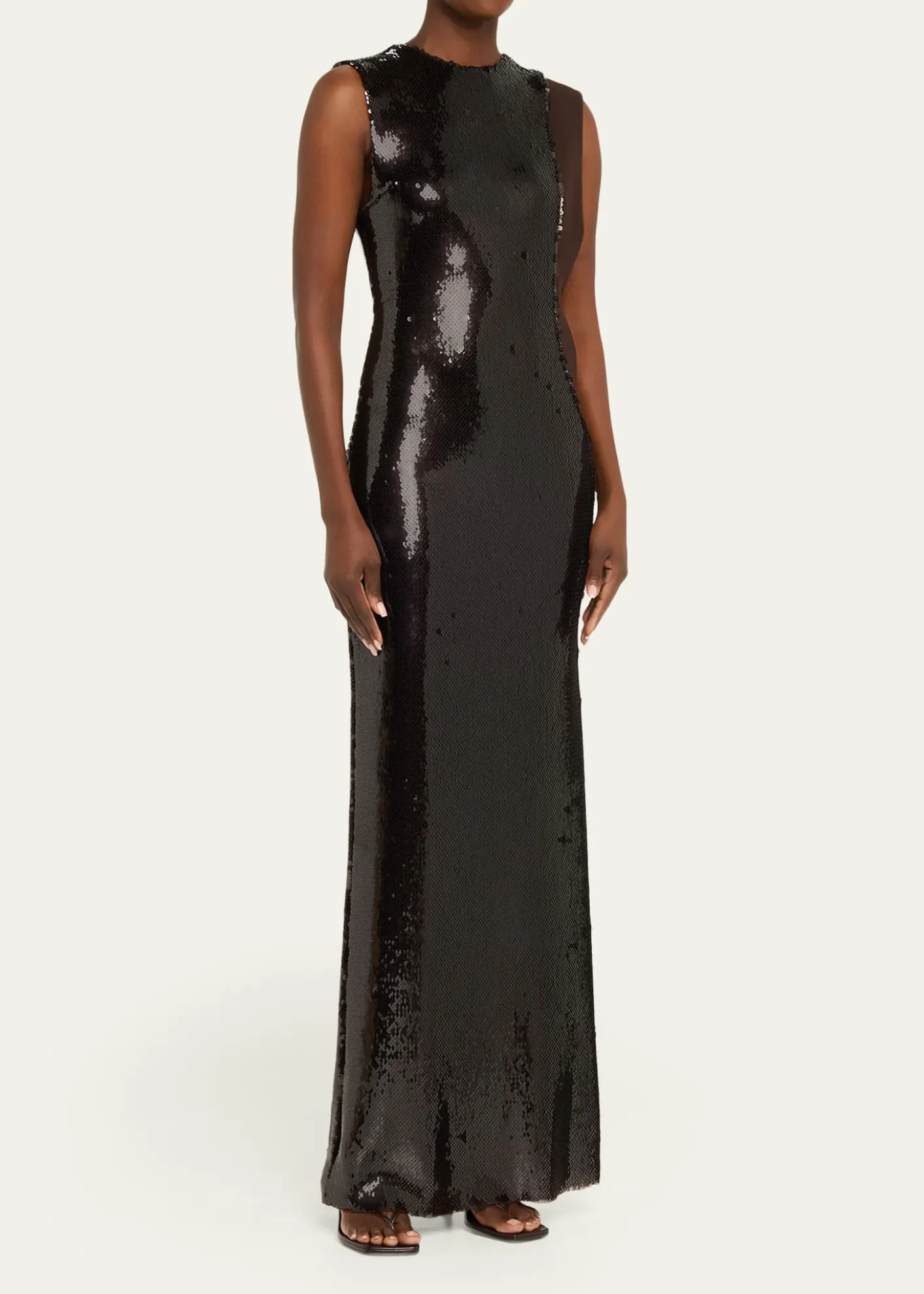 Christopher EsberOpaline Sequin Cut-Out Dress