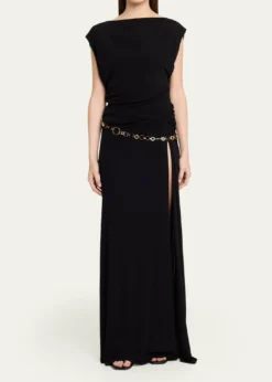 Christopher EsberTortoise Chain Belt Maxi Skirt