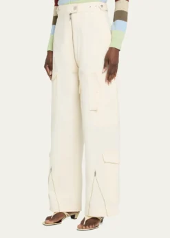 CHRISTOPHER JOHN ROGERSFlight Suit Cargo Cotton Trousers