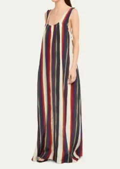 CHRISTOPHER JOHN ROGERSMorris Stripe Sleeveless Maxi Dress
