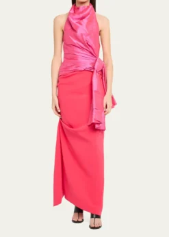 CHRISTOPHER JOHN ROGERSSilk Sarong Top
