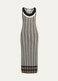 CHRISTOPHER JOHN ROGERSWave Knit Tank Maxi Dress