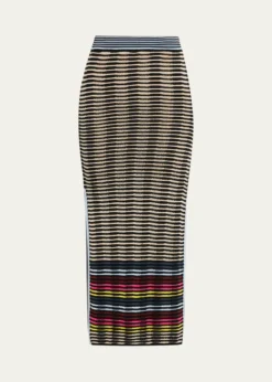CHRISTOPHER JOHN ROGERSWave Knit Midi Pencil Skirt