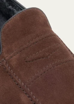 Church'sMen's Pebbles Shearling-Lined Suede Loafers