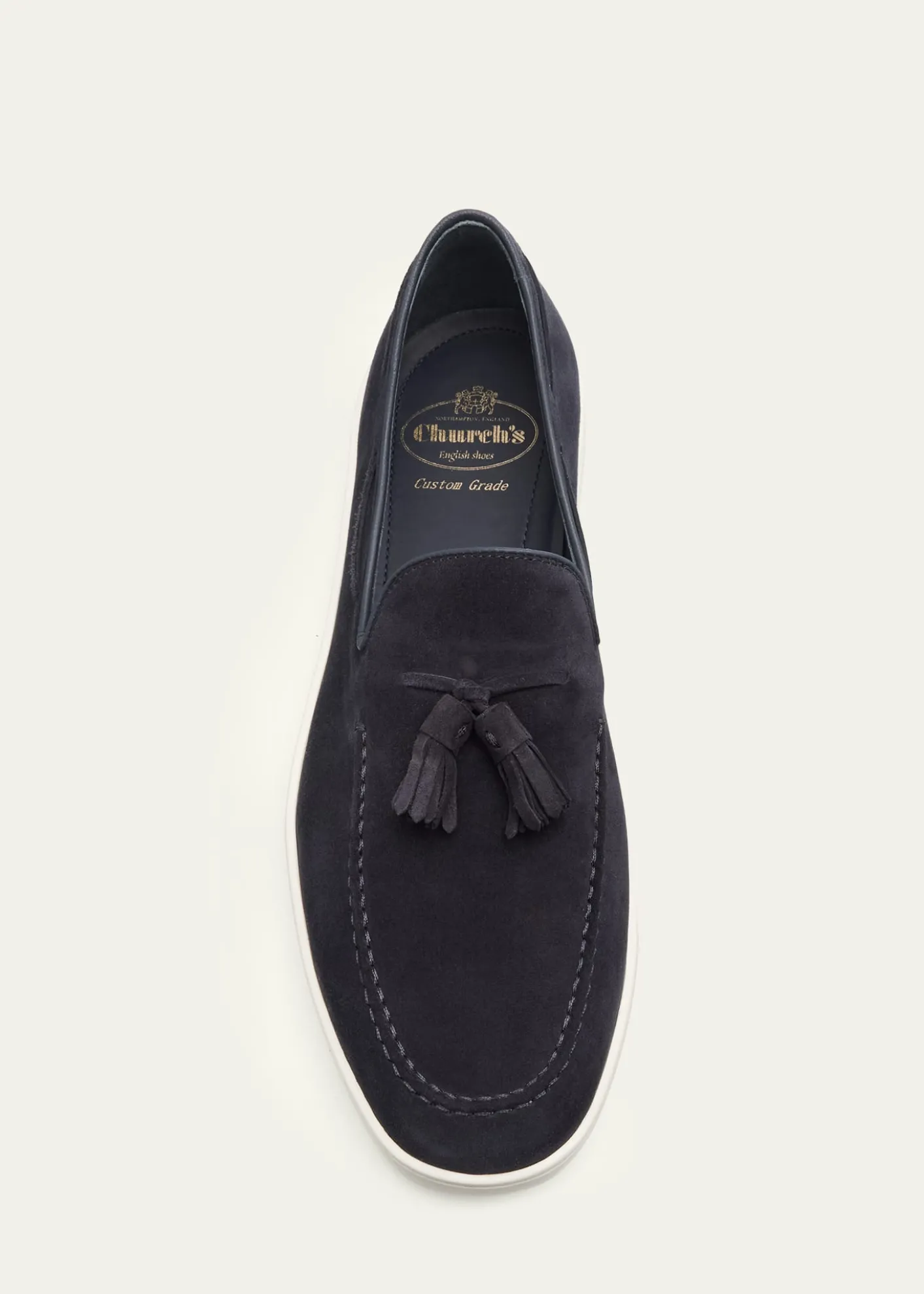 Church'sMen's Ripley Suede Rubber-Sole Tassel Loafers