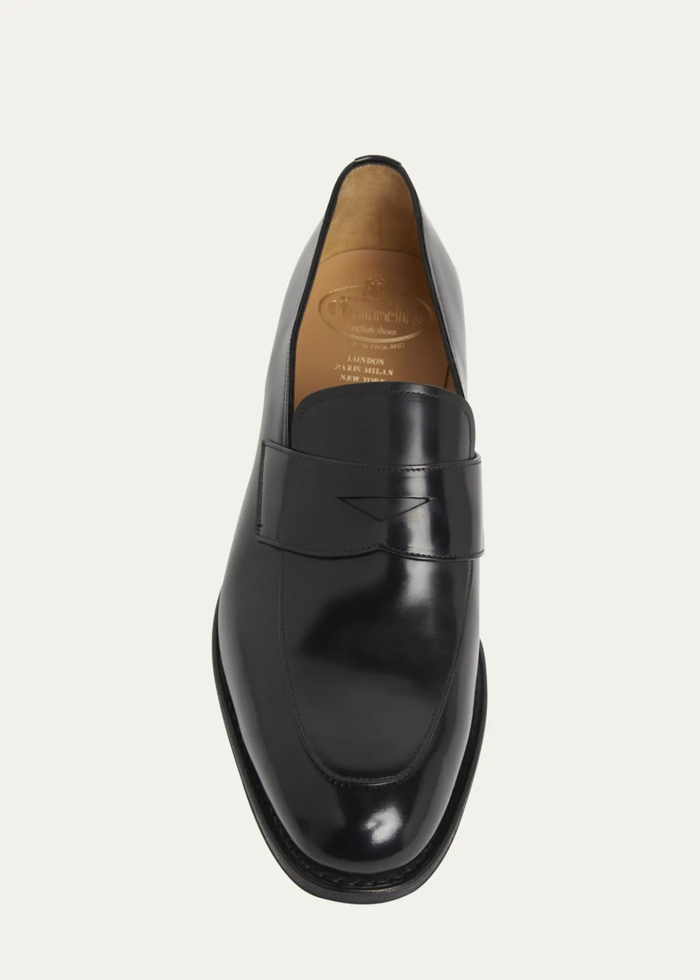 Church'sMen's Hertford Leather Rubber-Sole Penny Loafers