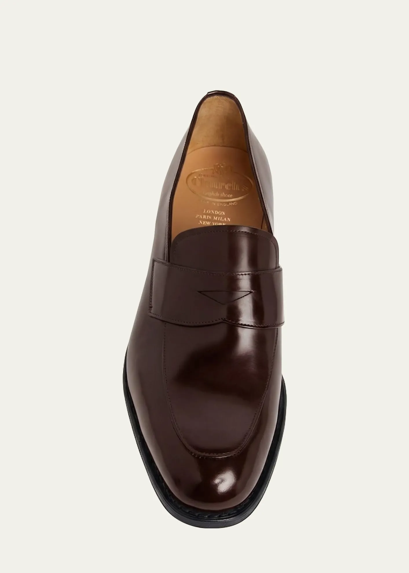 Church'sMen's Hertford Rubber-Sole Leather Penny Loafers