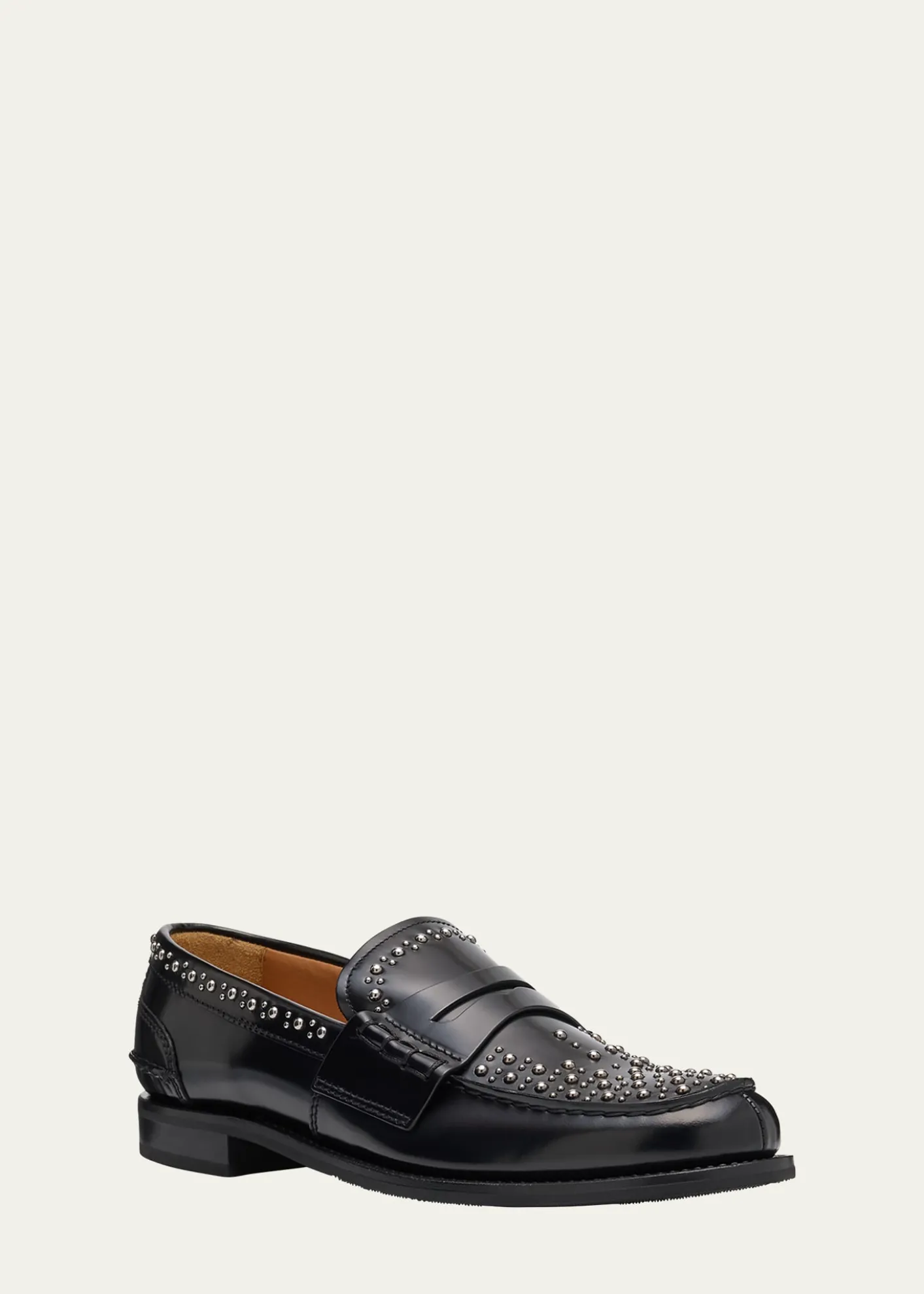 Church'sPembrey Studded Leather Penny Loafers