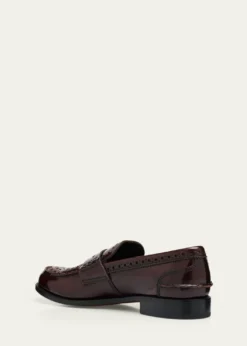 Church'sPolished Fume Leather Penny Loafers