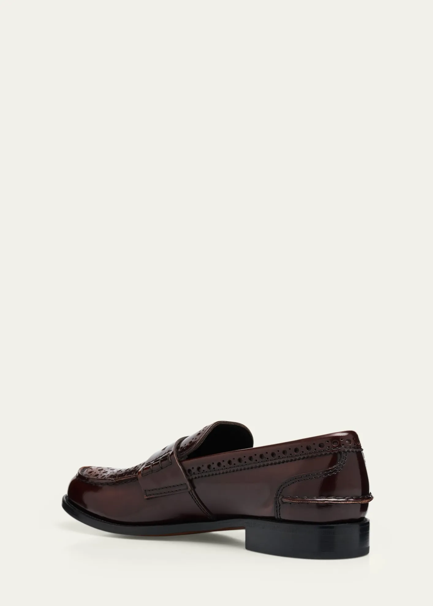 Church'sPolished Fume Leather Penny Loafers