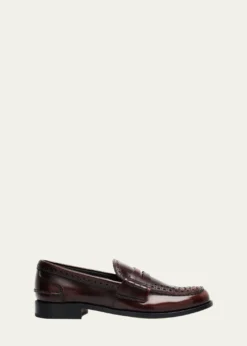 Church'sPolished Fume Leather Penny Loafers