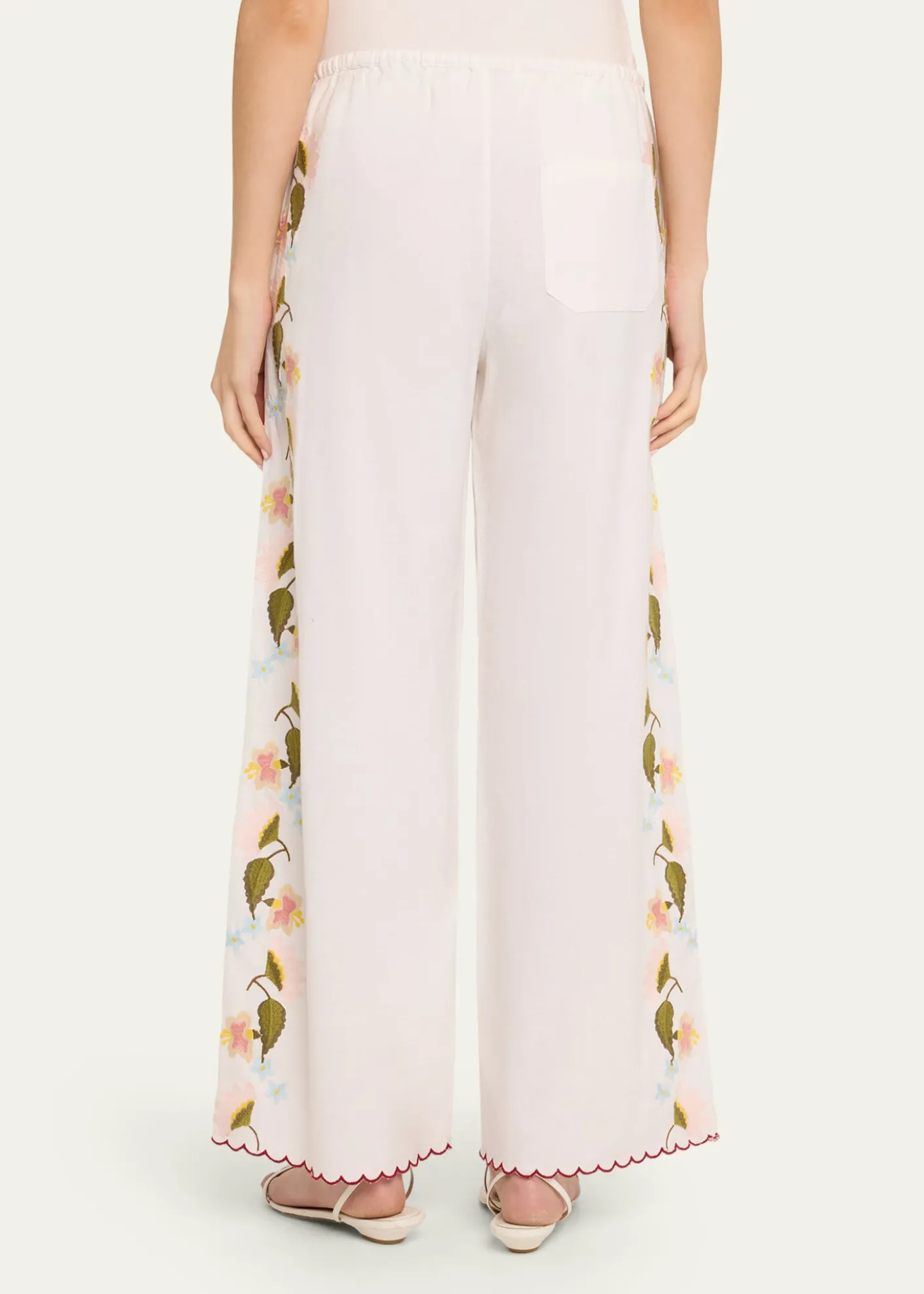 Ciao LuciaErmmano Embroidered Drawstring Pants