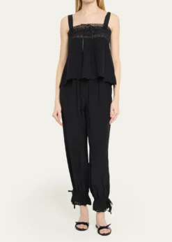 Ciao LuciaEuri Silk Lace Top