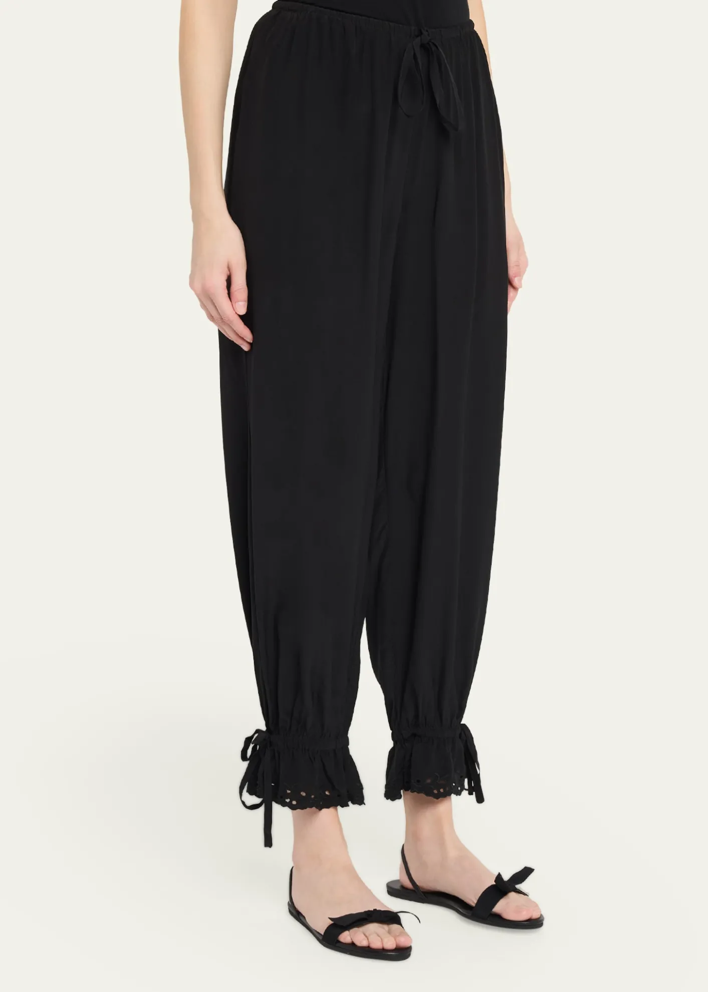 Ciao LuciaPauli Silk Embroidered Pants