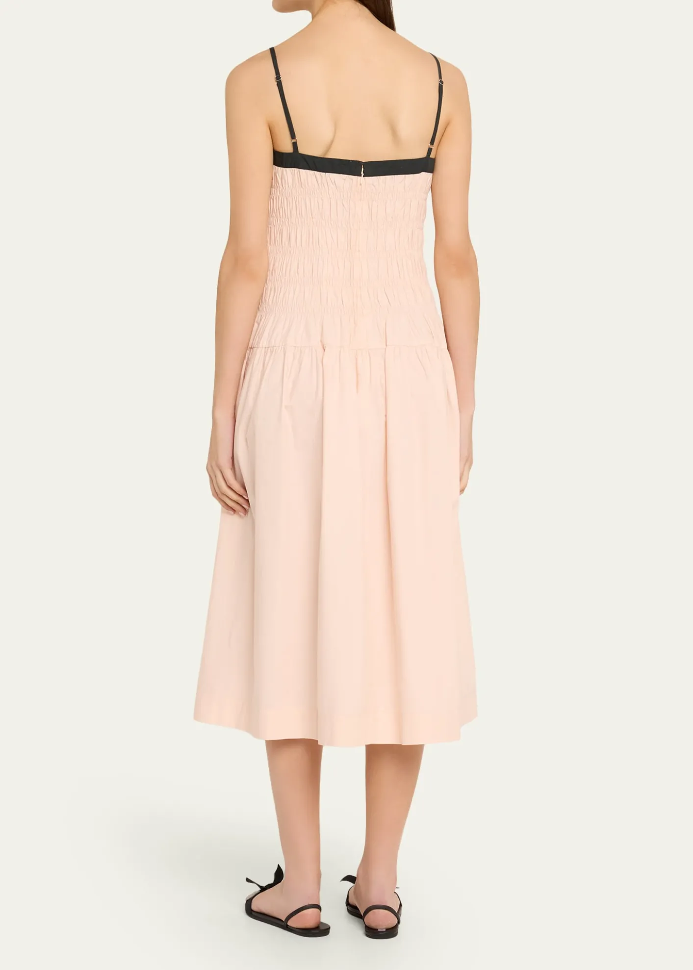 Ciao LuciaRossella Smocked Cotton Midi Dress