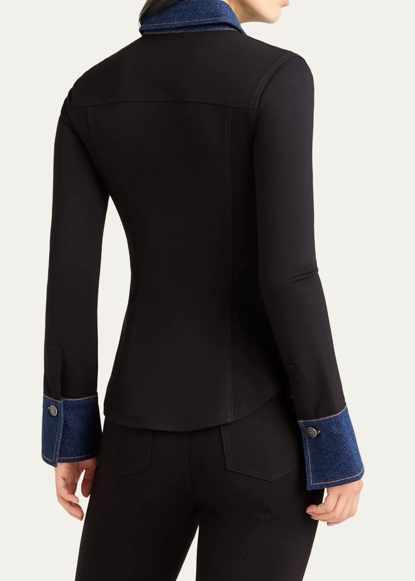 Cinq a SeptAliza Denim Button-Front Shirt