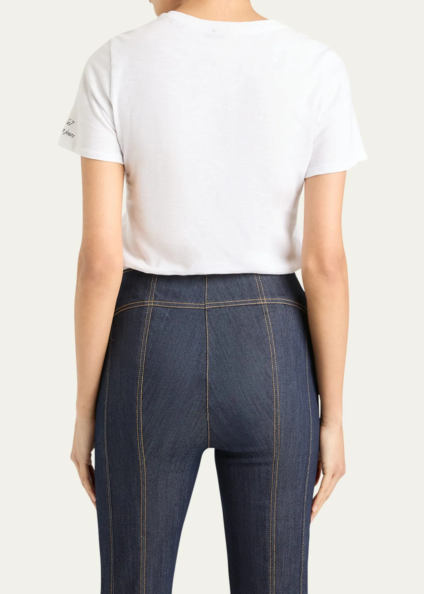 Cinq a SeptBonjour Y'all Embellished Shrunken Tee