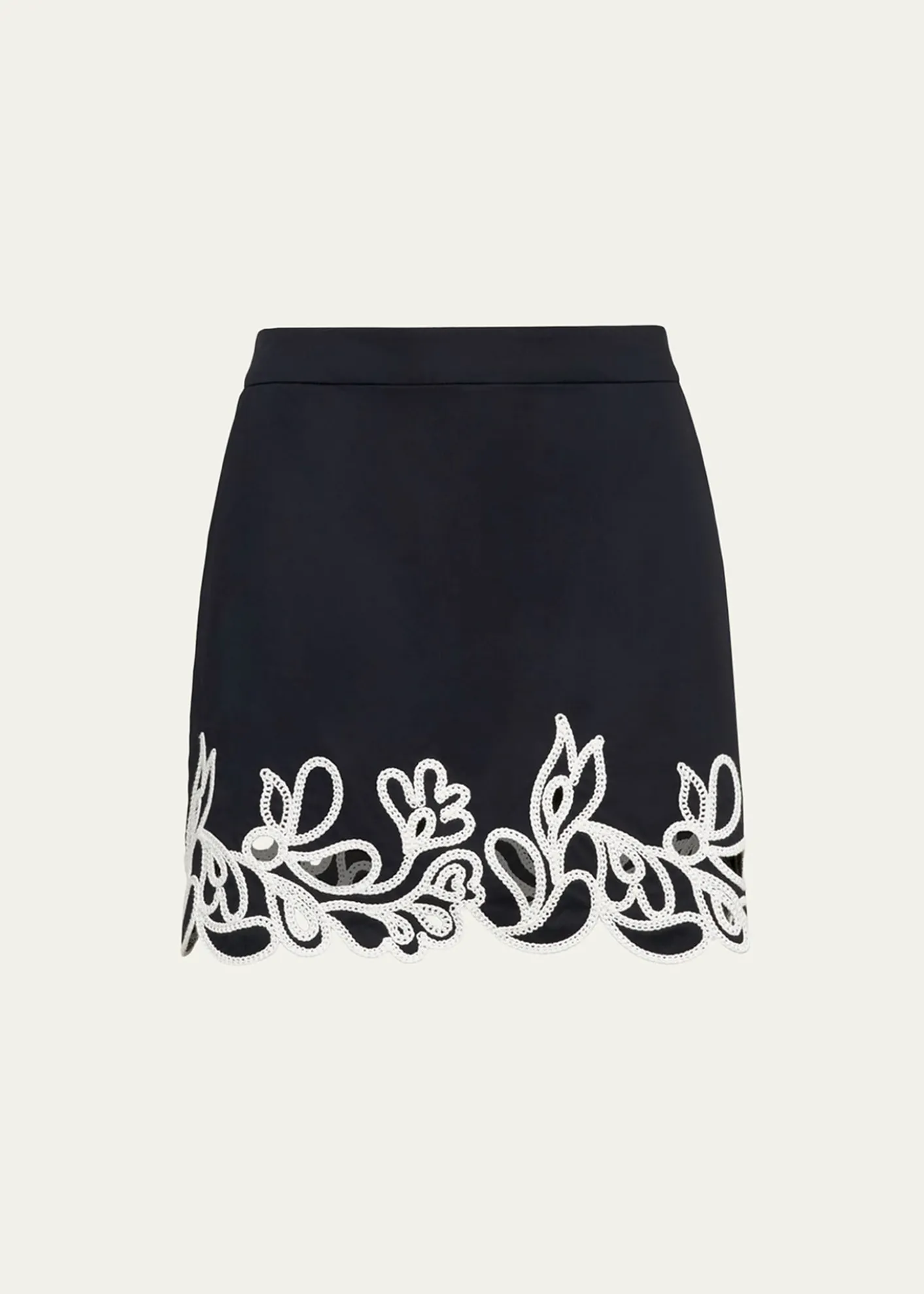Cinq a SeptBonnie Embroidered Paisley Bloom Skirt