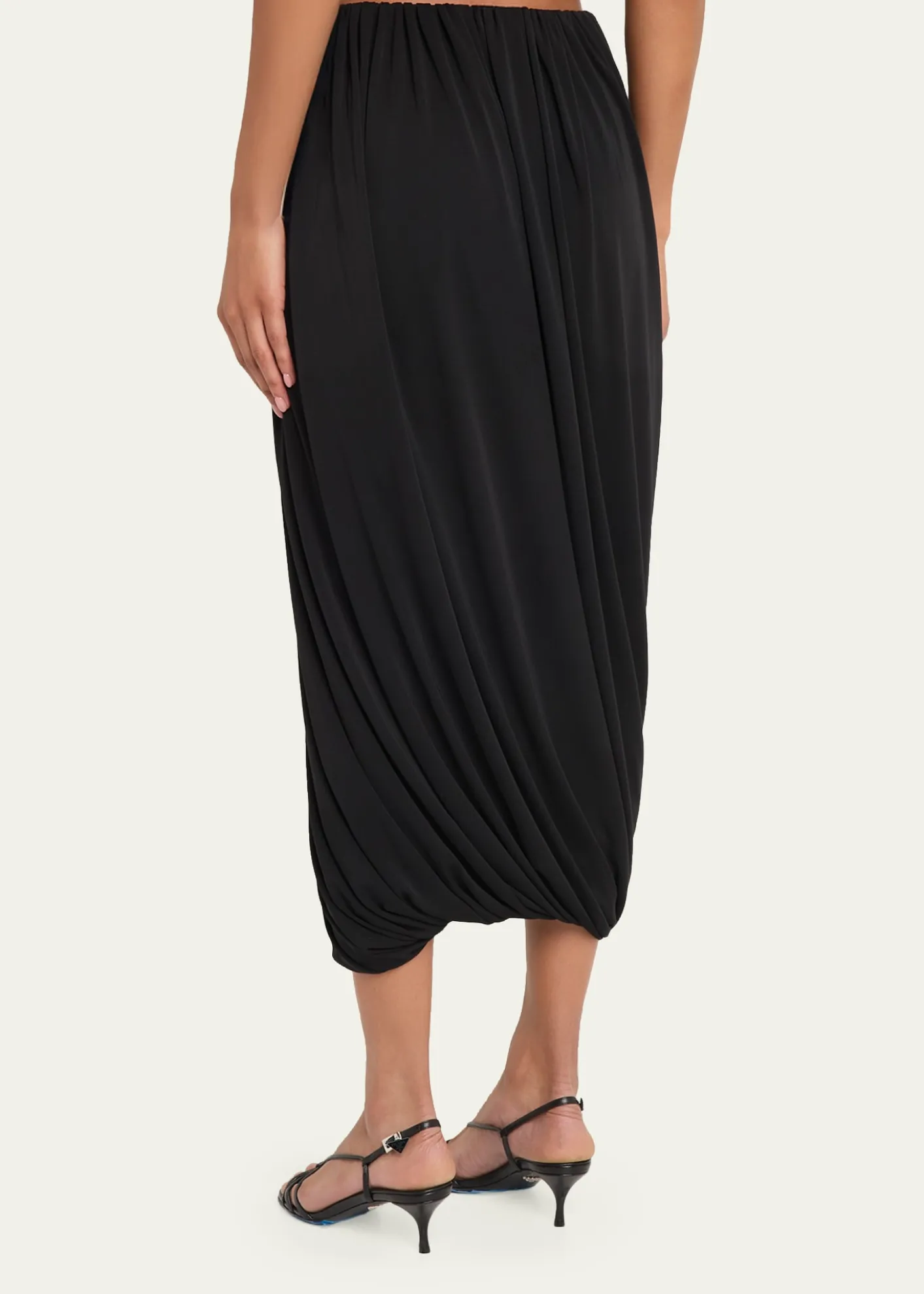 Cinq a SeptCalden Draped Midi Skirt