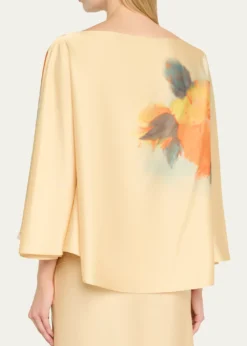 Cinq a SeptCarole Watercolor Floral Top