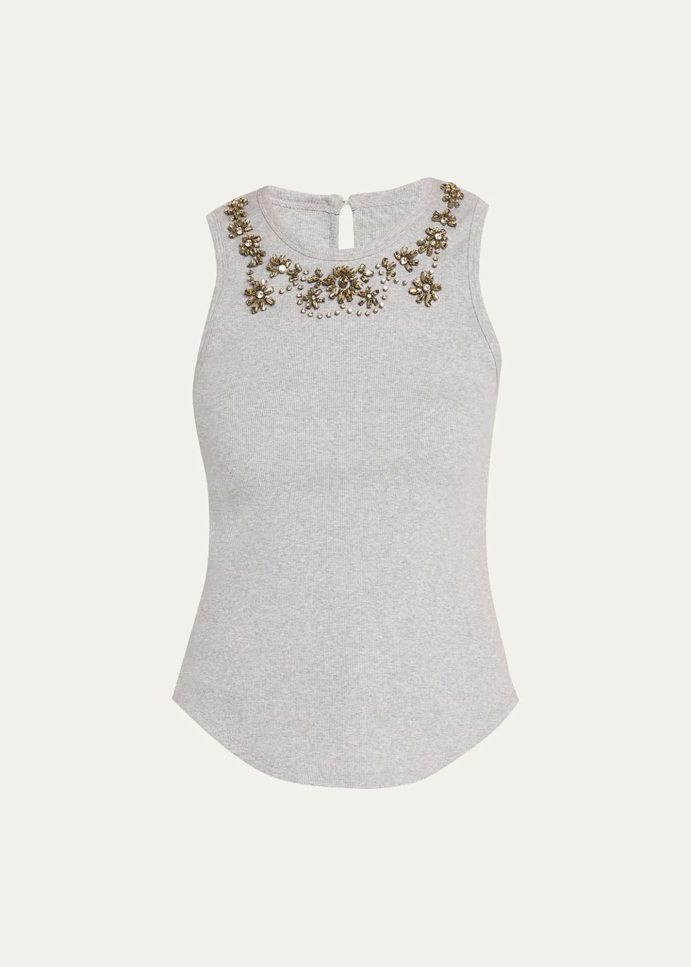 Cinq a SeptCrystal Lattice Tank Top