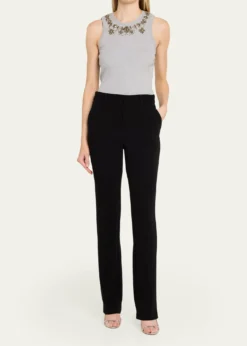 Cinq a SeptCrystal Lattice Tank Top