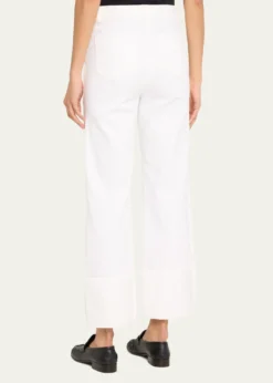 Cinq a SeptCuffed Benji Cropped Flare Pants