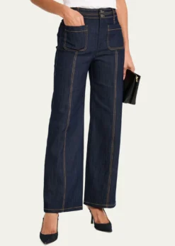 Cinq a SeptDorothea Wide-Leg Jeans