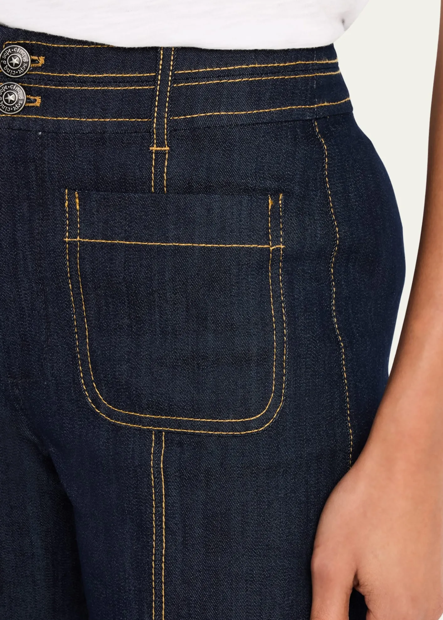 Cinq a SeptDorothea Wide-Leg Jeans