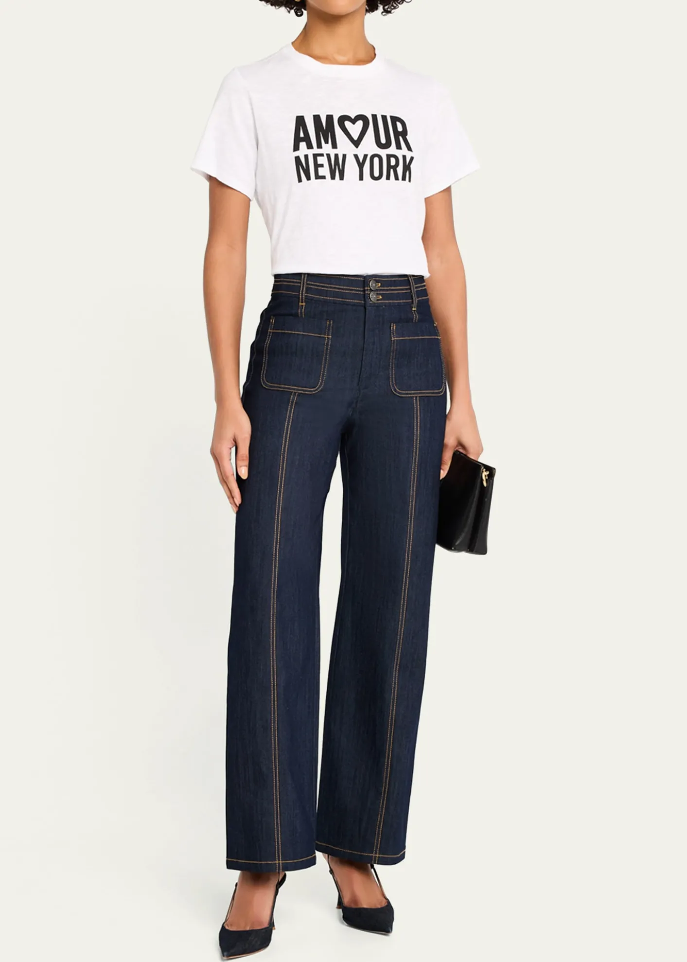 Cinq a SeptDorothea Wide-Leg Jeans