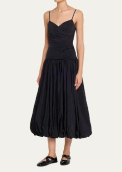 Cinq a SeptFia Drop-Waist Bubble Midi Dress