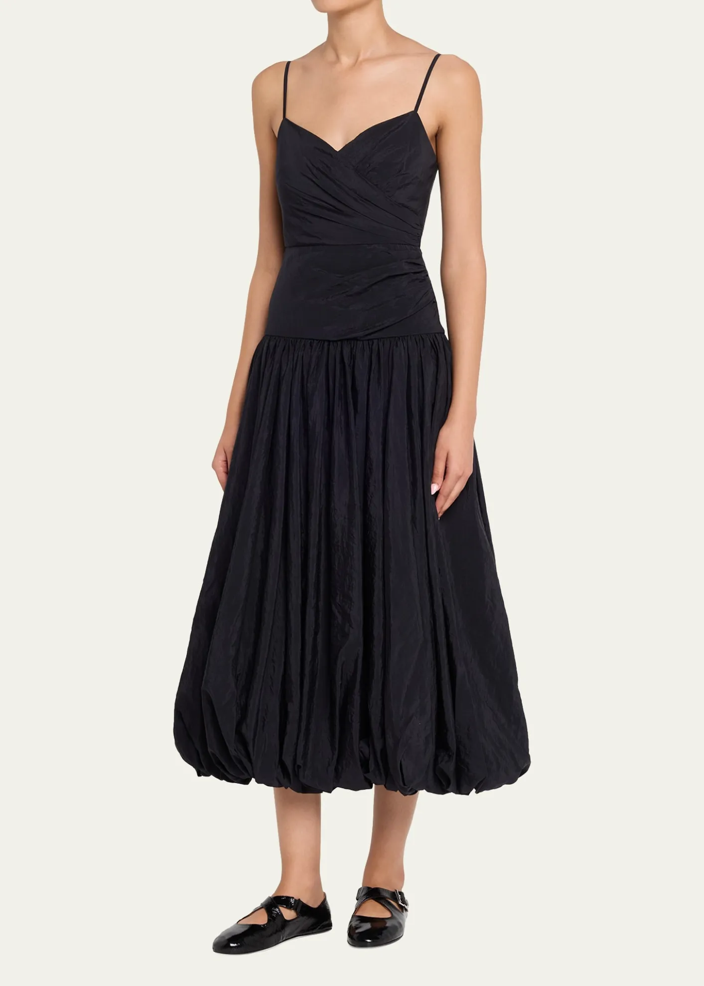 Cinq a SeptFia Drop-Waist Bubble Midi Dress