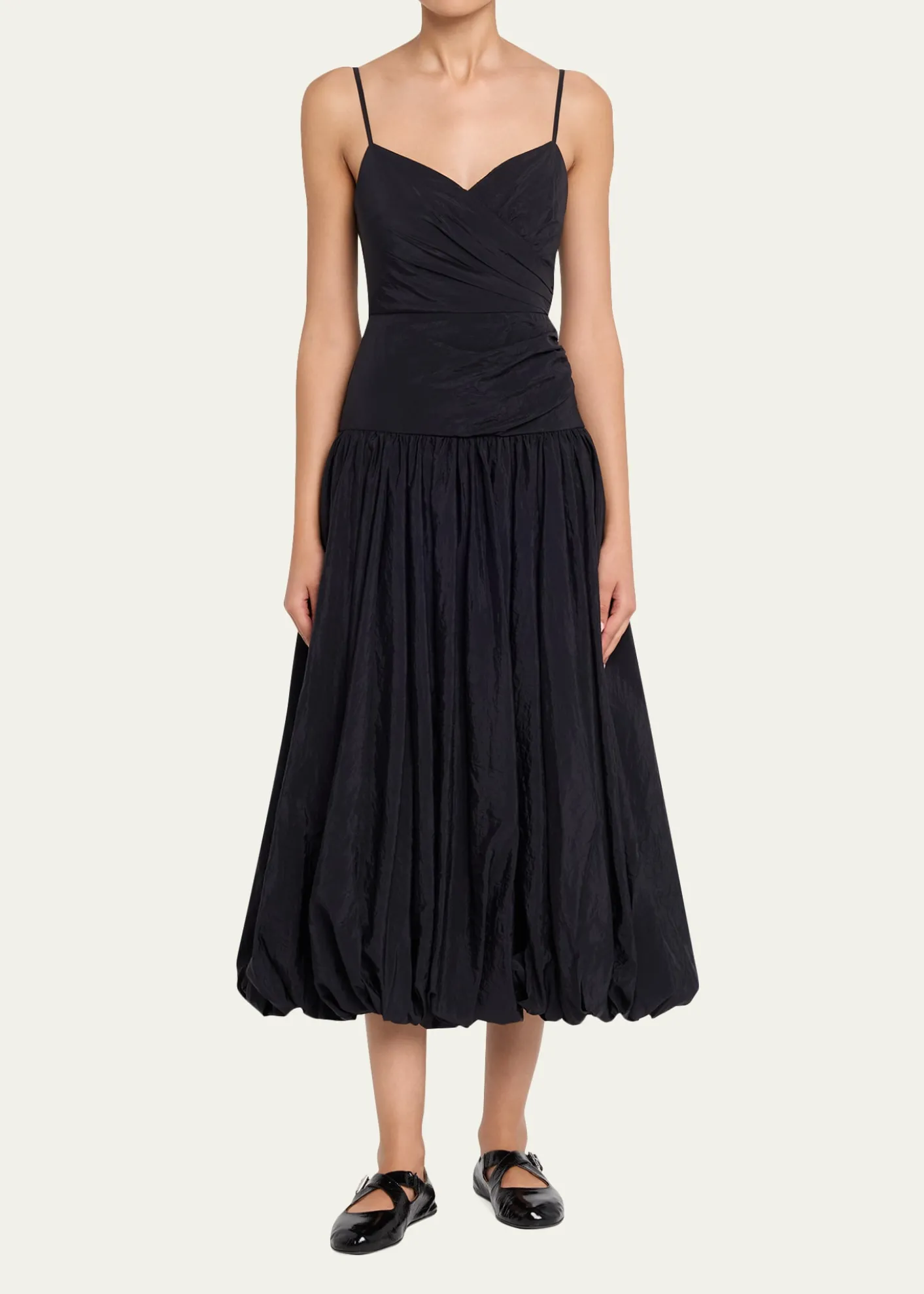 Cinq a SeptFia Drop-Waist Bubble Midi Dress