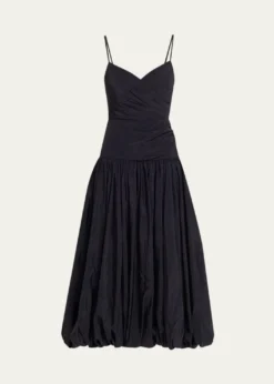 Cinq a SeptFia Drop-Waist Bubble Midi Dress