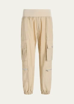 Cinq a SeptGenevive Satin Cargo Jogger Pants
