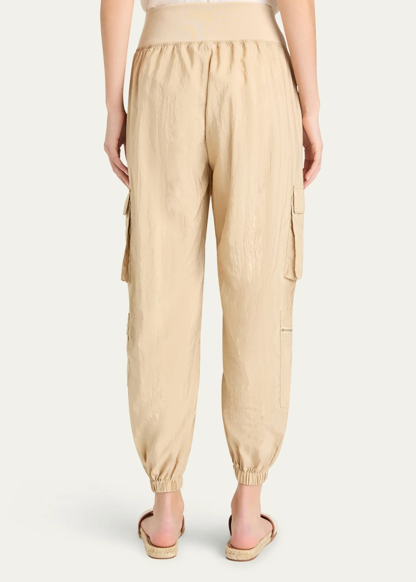 Cinq a SeptGenevive Satin Cargo Jogger Pants