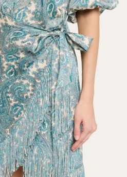 Cinq a SeptHendrix Paisley Mini Shirtdress