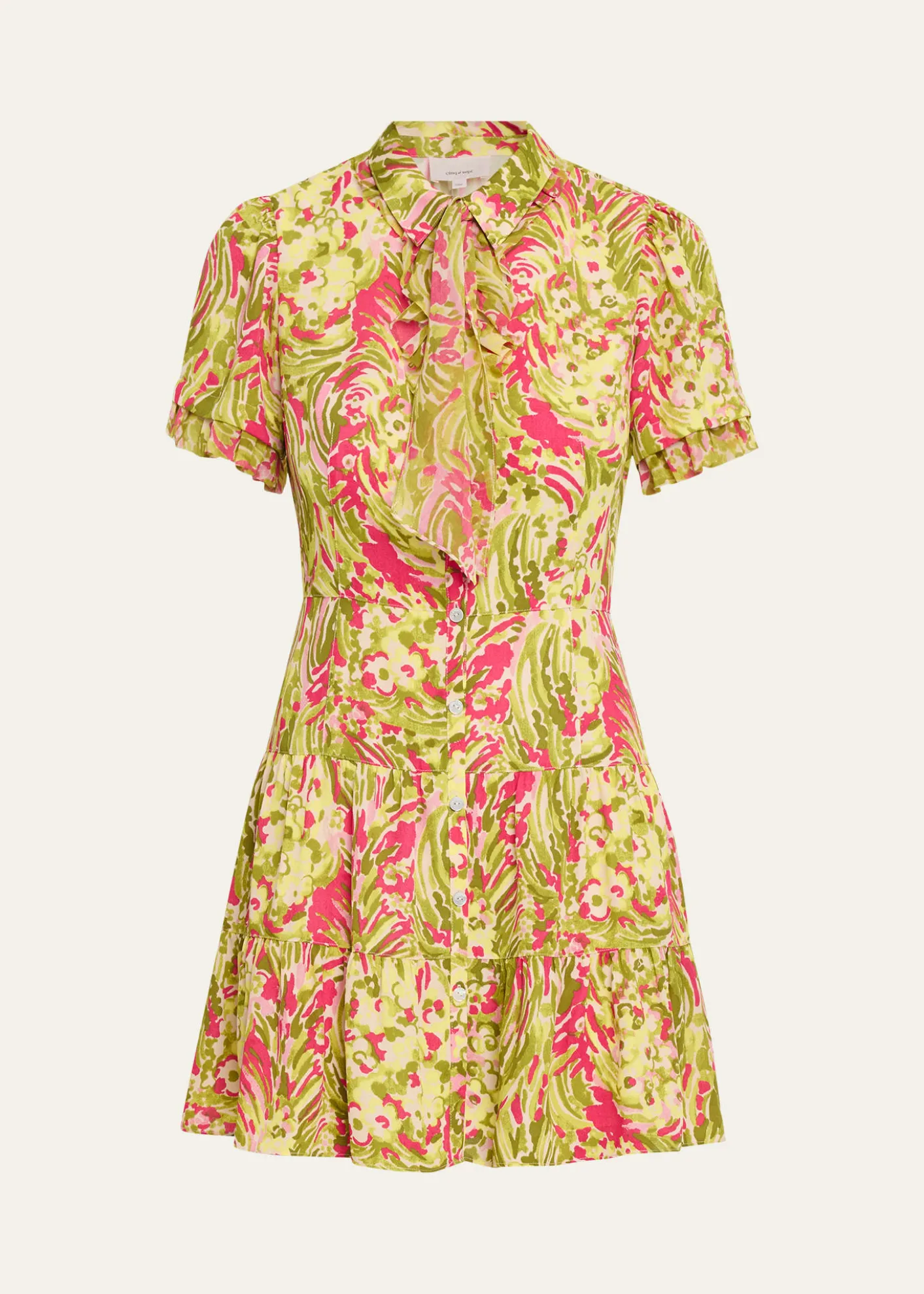 Cinq a SeptKari Daisy Swirl Mini Dress
