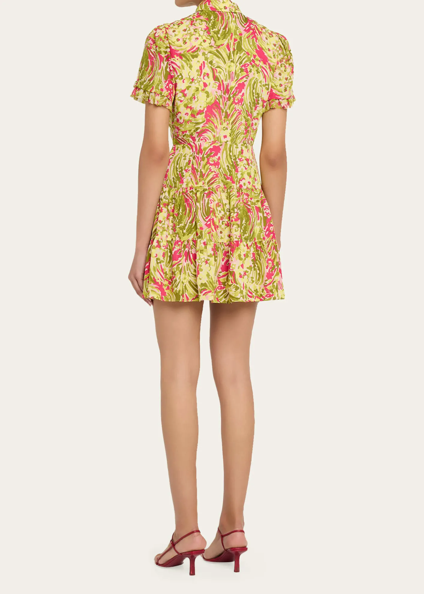 Cinq a SeptKari Daisy Swirl Mini Dress