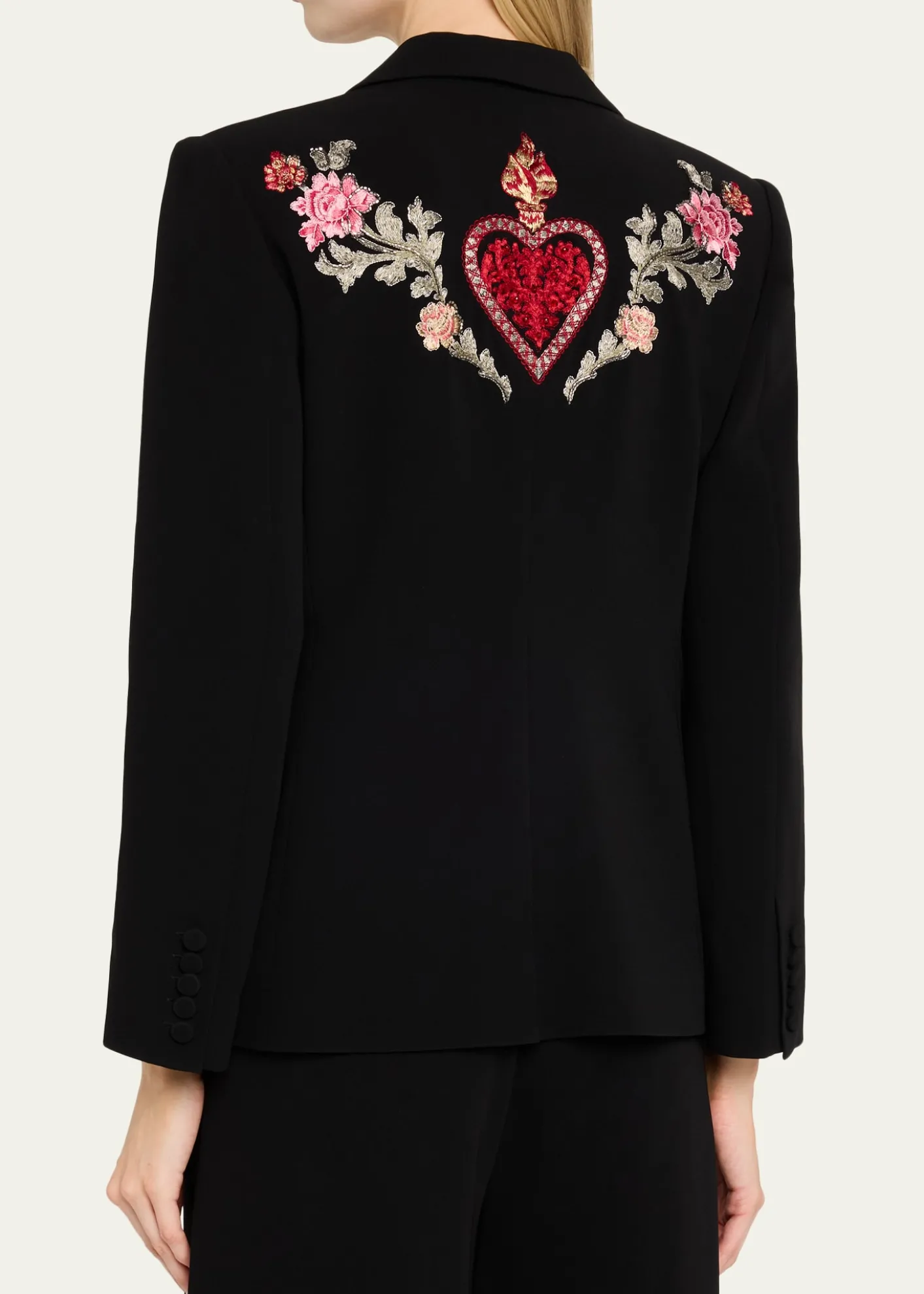 Cinq a SeptKarlie Rococo Embroidered Blazer