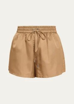 Cinq a SeptKendra Nylon Drawstring Shorts