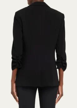 Cinq a SeptKhloe Crepe 3/4-Sleeve Blazer