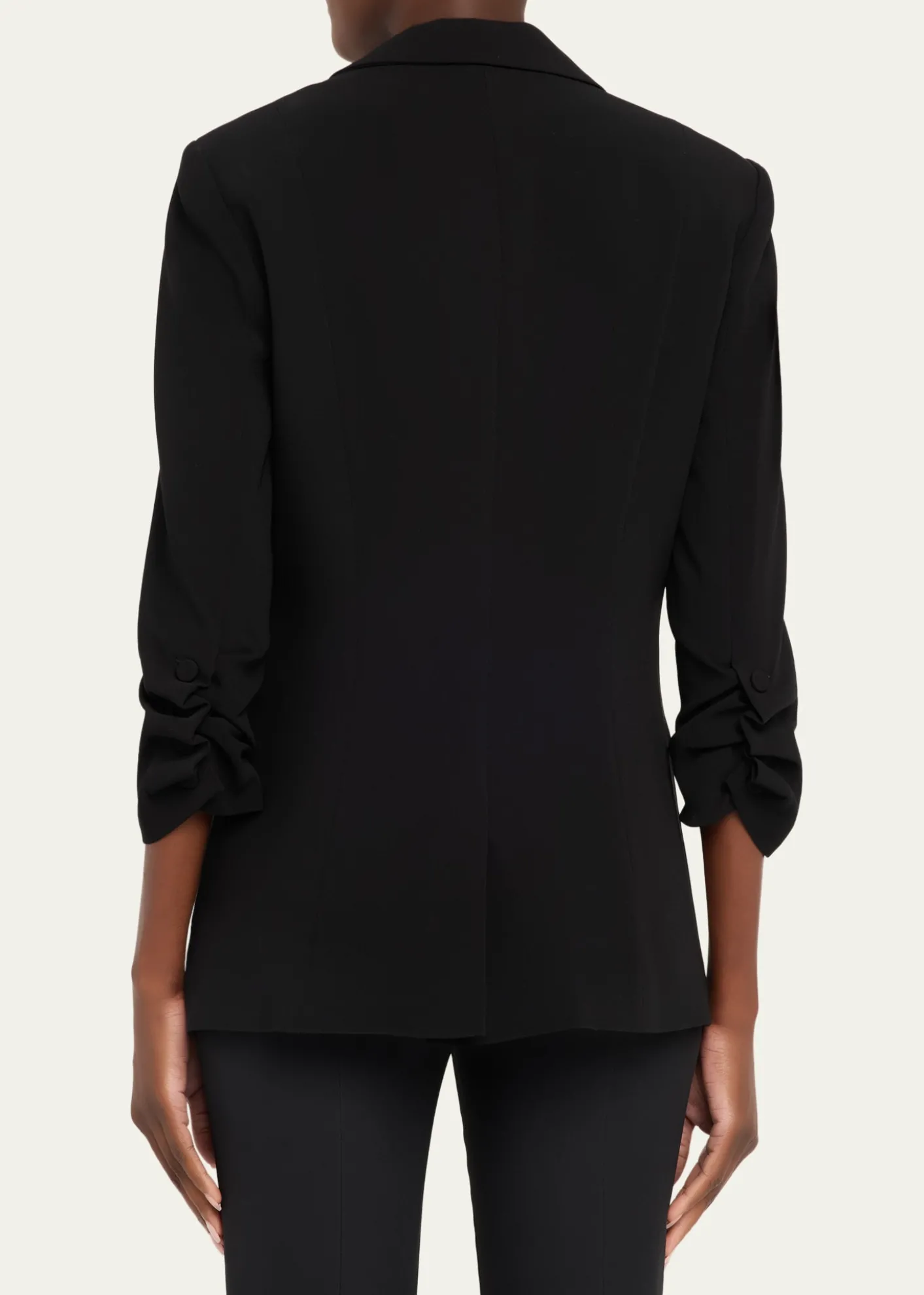 Cinq a SeptKhloe Crepe 3/4-Sleeve Blazer