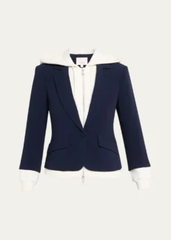 Cinq a SeptKhloe Le Petit Zip-Front Blazer