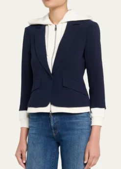 Cinq a SeptKhloe Le Petit Zip-Front Blazer