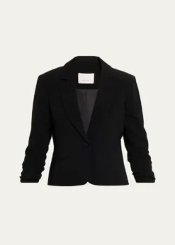 Cinq a SeptKhloe Petite Cropped 3/4-Sleeve Blazer
