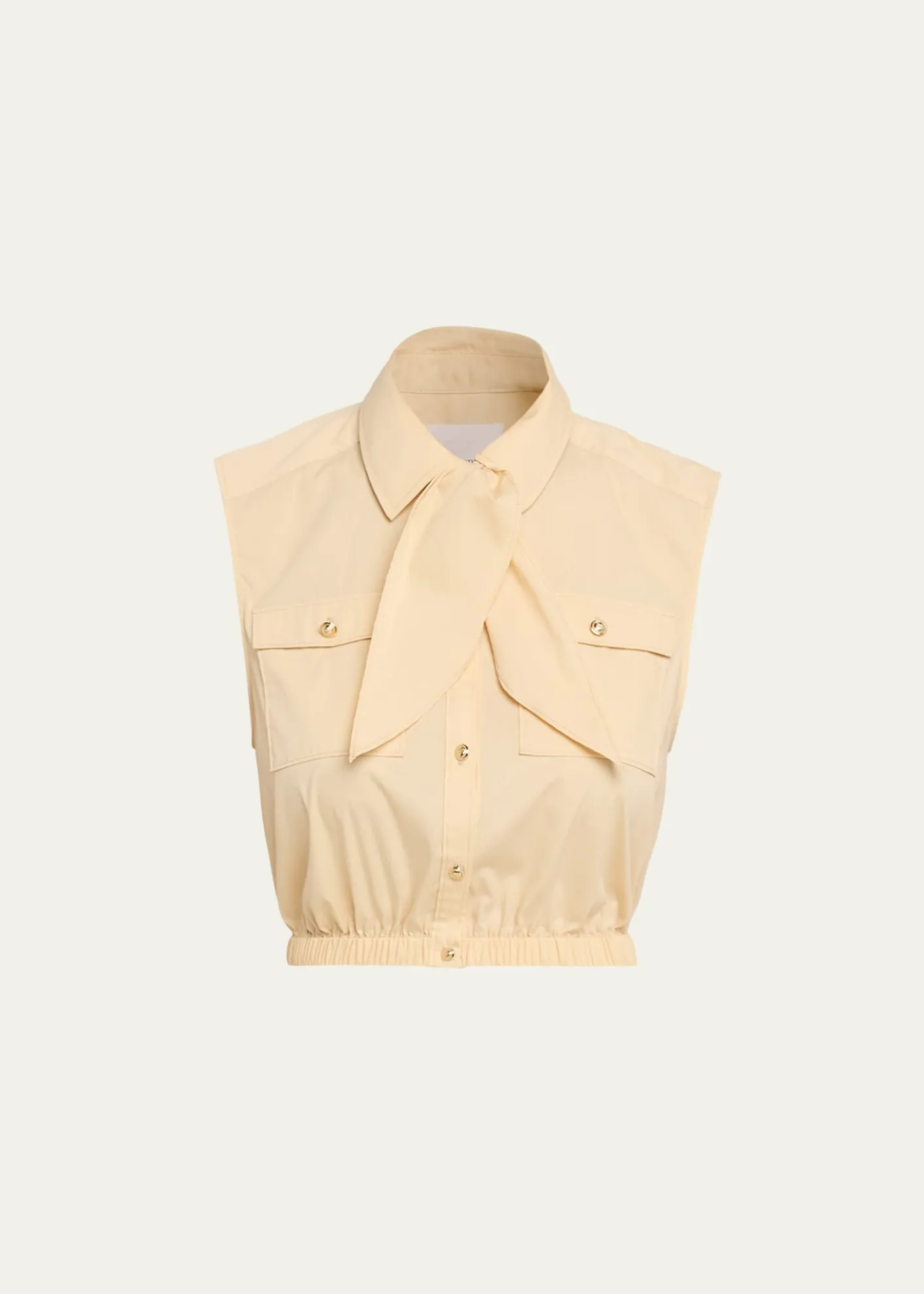 Cinq a SeptLou Buttoned Poplin Top