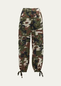 Cinq a SeptLove Camo Zola Embellished Twill Pants